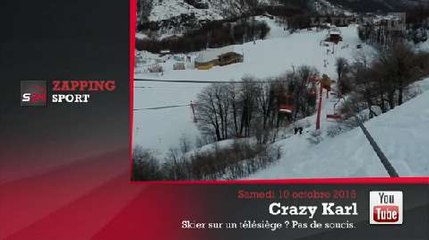 Zap'Sport : Du ski sur un câble de télésiège