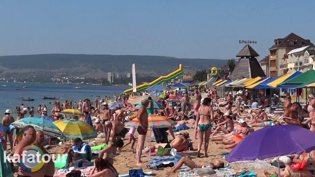 Центральный пляж Феодосии - отдых в Крыму