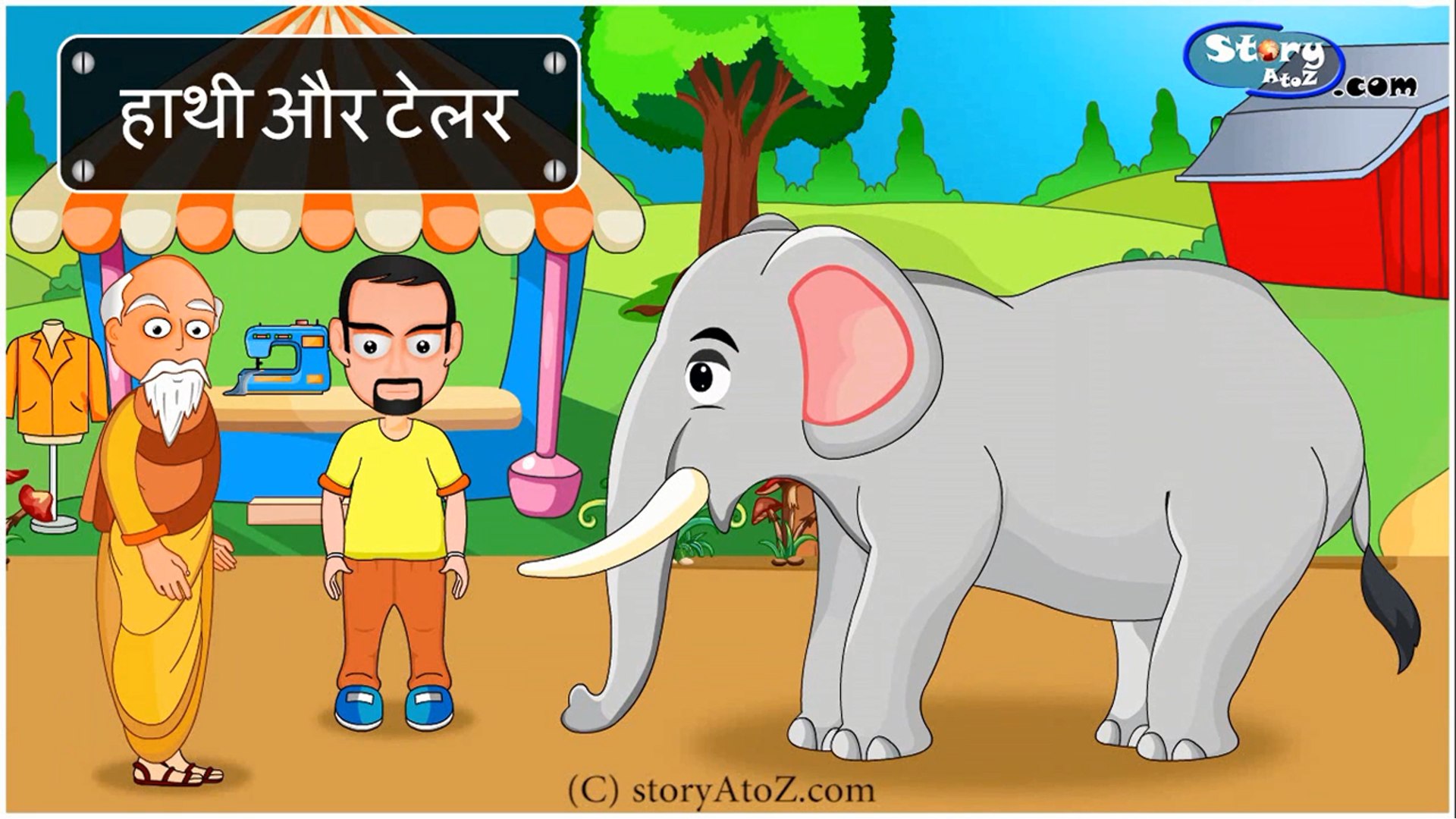 The Elephant and Tailor - Moral Stories- Hindi Animated Stories For Kids -  Shot Stories - video Dailymotion
