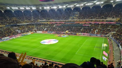 Imnul Romaniei ( Romania - Finlanda )