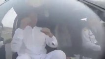 Imran Khan flying Helicopter . Unseen Video of Imran Khan.