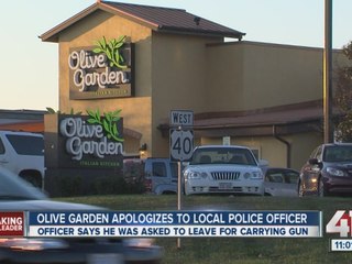 Olive Garden speaks to officer, apologizes for alleged incident