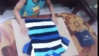 Como planchar la ropa en 3 segundos para niños