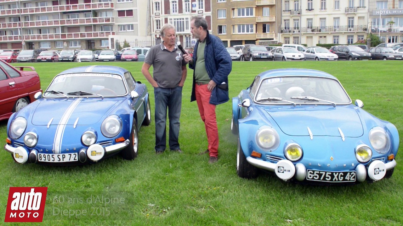 60 ans d'Alpine : Présentation de l'Alpine A110 - Reportage vidéo Auto moto 2015