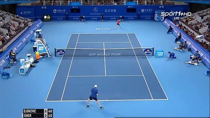 Novak Djokovic vs John Isner Highlight - Beijing China Open Tennis 2015