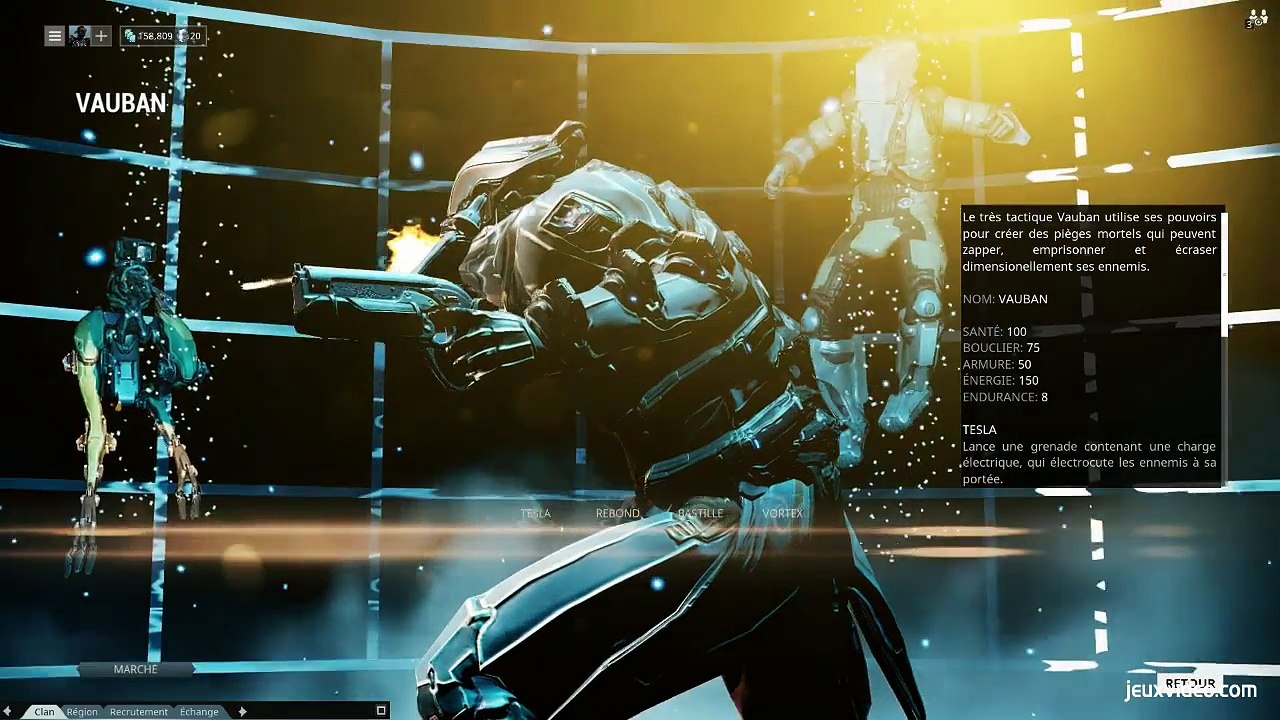 Guide Warframe - Présentation des Warframes - Vauban et Zephyr