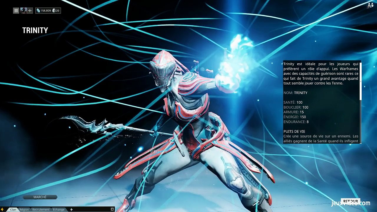 Guide Warframe - Présentation des Warframes - Trinity et Valkyr