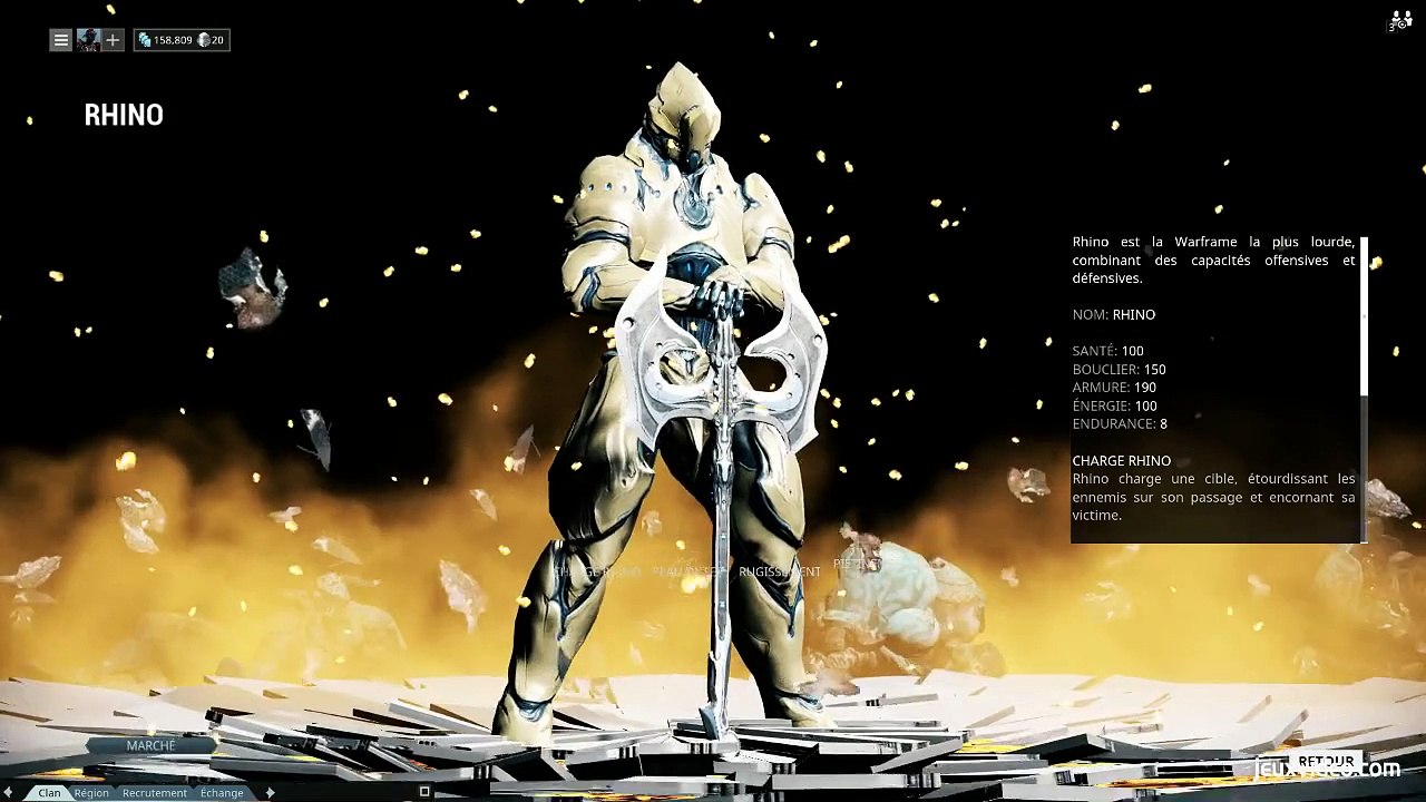 Guide Warframe - Présentation des Warframes - Rhino et Saryn