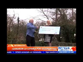 ¿Casualidad o suerte? Esta pareja británica gana por segunda vez la lotería