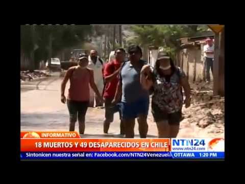 Continúa la catástrofe en Chile: al menos 18 muertos y 49 desaparecidos deja temporal