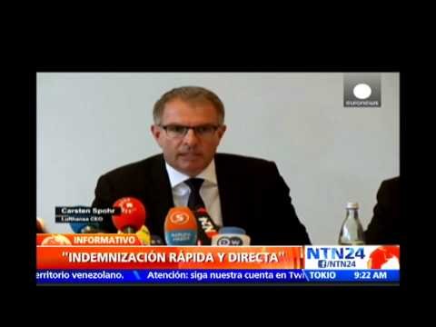 Lufthansa indemnizará a familias de víctimas del siniestro de Germanwings con 50 mil euros