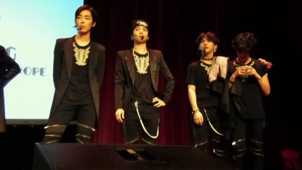 [FANCAM] 150906 Emotional ending #2 @ Showcase in Paris.