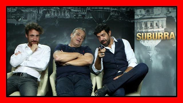 Suburra: Intervista a Pierfrancesco Favino - Claudio Amendola - Elio Germano