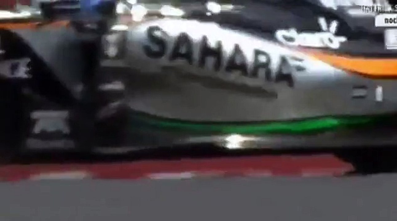 Sergio Perez si ribalta nelle prove libere del Gp d'Ungheria