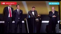Messi escupe a Cristiano Ronaldo en la gala del FIFA Balón de Oro 2013