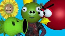 PLANTS VS. ZOMBIES vs. ANGRY BIRDS ☺ 3D animated Mashup - FunVideoTV -Style ;-))