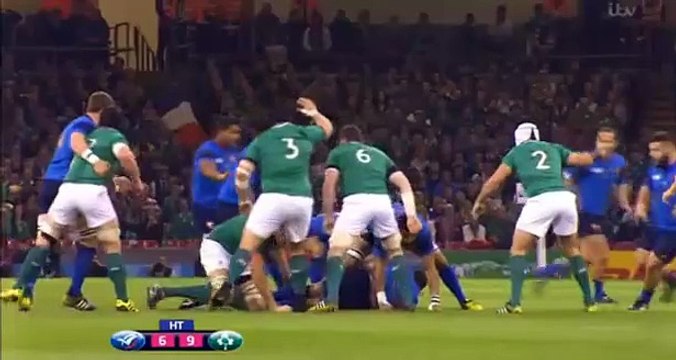 France-Irlande : Sean O'Brien assène un coup de poing à Pascal Papé