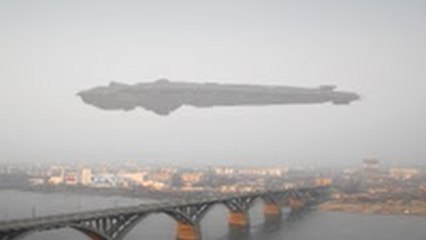 GIGANTIC UFO in Moscow Russia