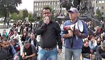 atatürk anıtı oturma eylemi hazır