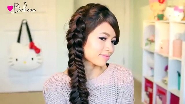 Dutch Fishtail Braid Hairstyle Hair Tutorial