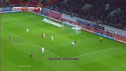 Oleg Kuzmin GOAL | Russia 1 - 0 Montenegro
