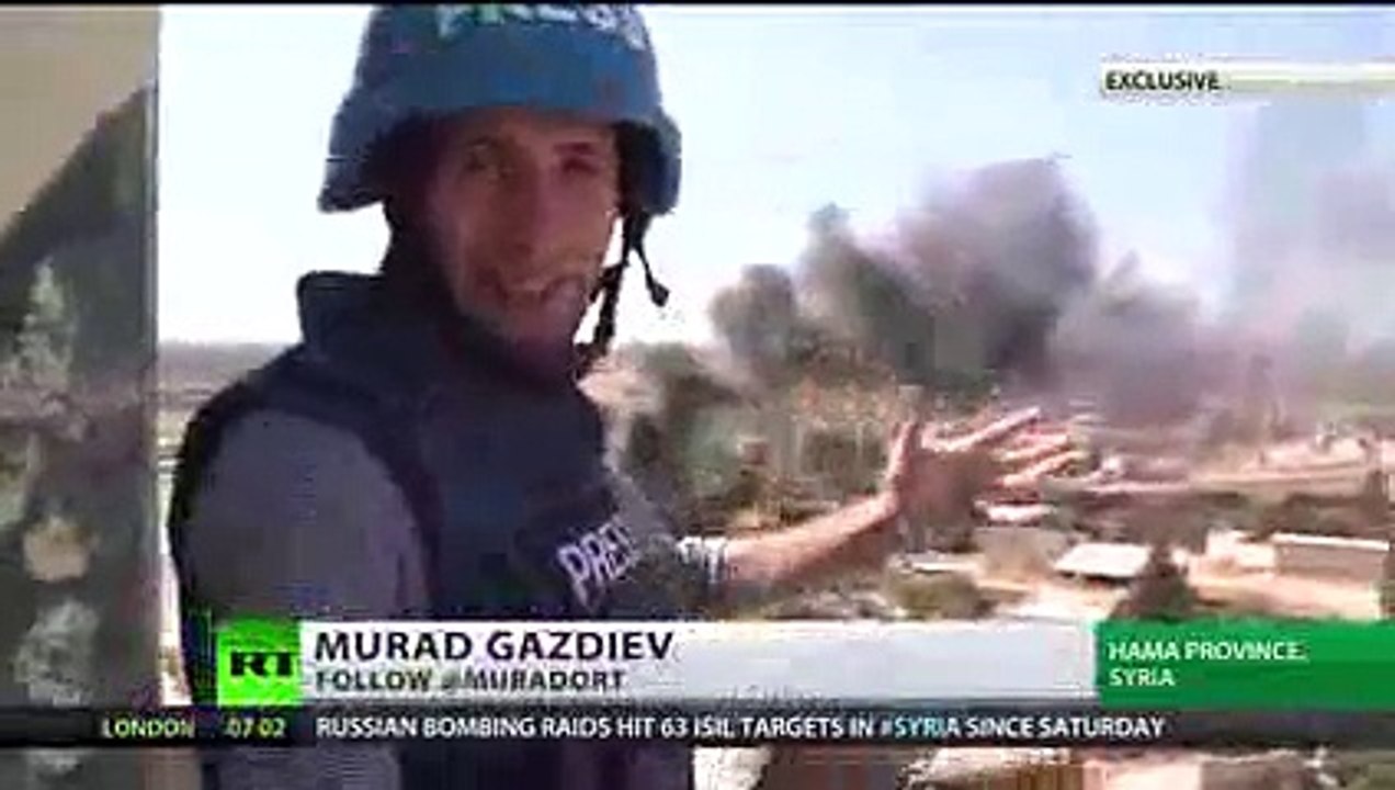 Report from the frontline where Syrian troops fighting ISIS (EXCLUSIVE)