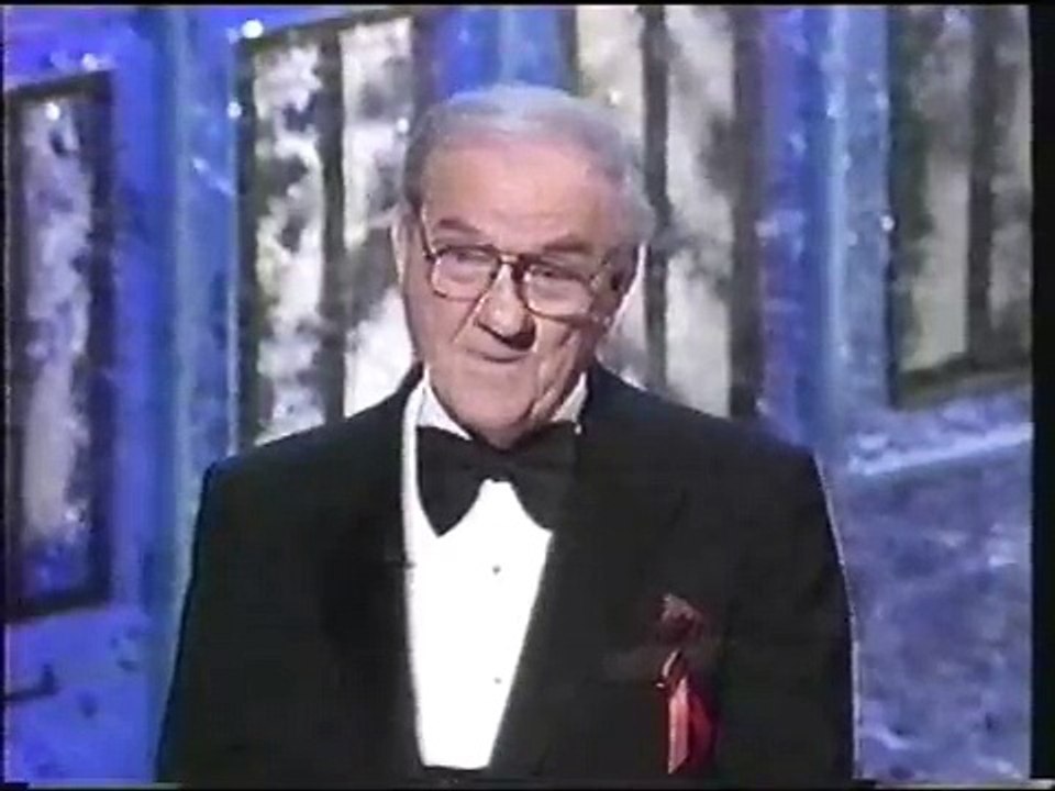 Karl Malden Salutes Michael Douglas - at the 1996 People's Choice Awards!!