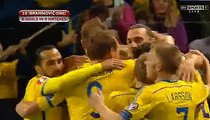 1st Half Goals - Sweden 1-0 Moldova - EURO 2016 - 12.10.2015 HD