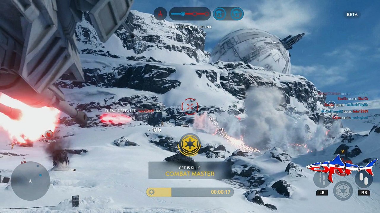 Star Wars Battlefront ATAT Gameplay "Battlefront Gameplay"