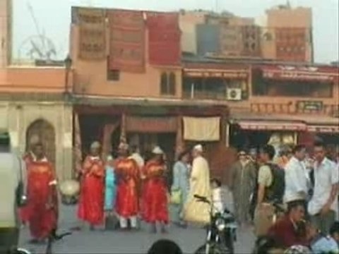 Maroc: Marrakech- Place Djemaa el-Fna