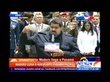 Nicolás Maduro llega a Panamá para participar en la VII Cumbre de las Américas