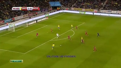 Erkan Zengin GOAL | Sweden 2 - 0 Moldova