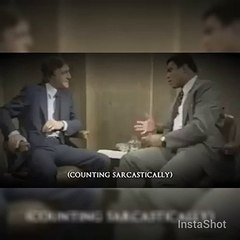 MUHAMMAD ALI(BOXER) answering about his BODYGUARD