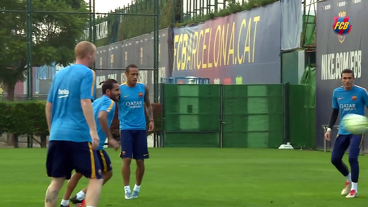 FC Barcelona start the week with Monday evening session