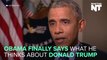 Obama Doesn't Think Trump Will Be the Next President