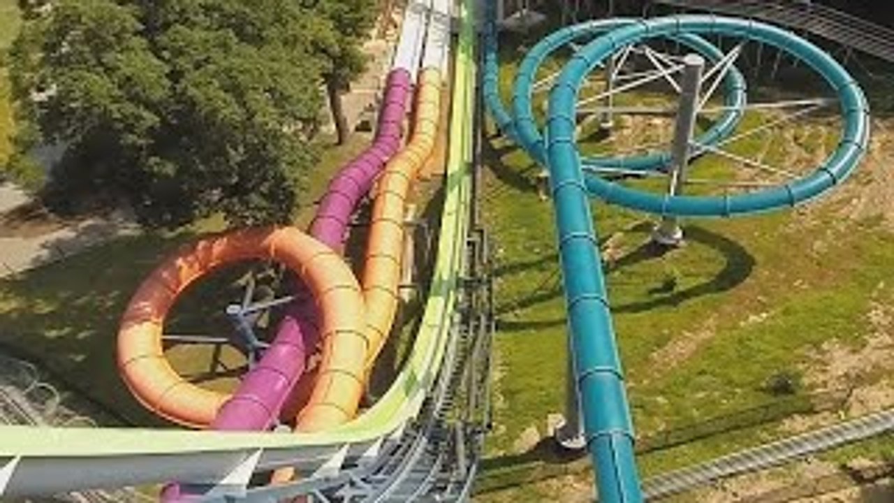 Biggest, Tallest, Scariest Water Slide Zero-G Mountain Creek (GoPro)