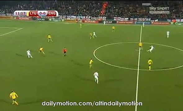 England 1st Try to Score - Lithuania vs England - Euro 2016 - 12.10.2015
