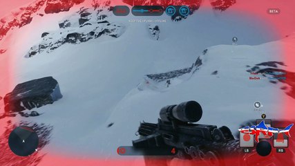 Star Wars Battlefront ATST Gameplay  "Battlefront Beta Gameplay"