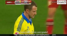 Cesc Fàbregas Penalty MISS Ukraine 0 - 1 Spain Euro Qualifications 12-10-2015