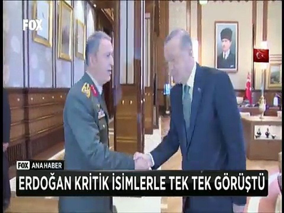 Ak Saray'da Yoğun görüşme trafiği Erdoğan kritik isimlerle tek tek görüştü