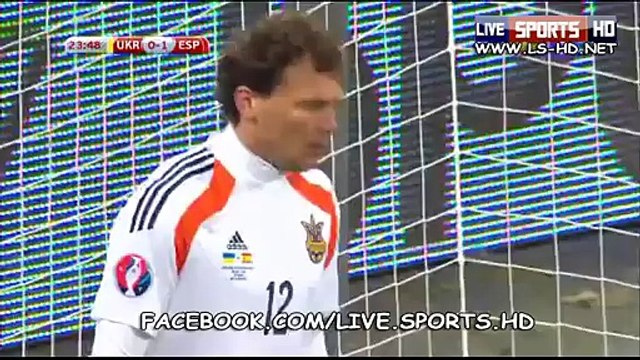 Missed penalty Cesc Fabregas - Ukraine - Spain - 12 October 2015 HD