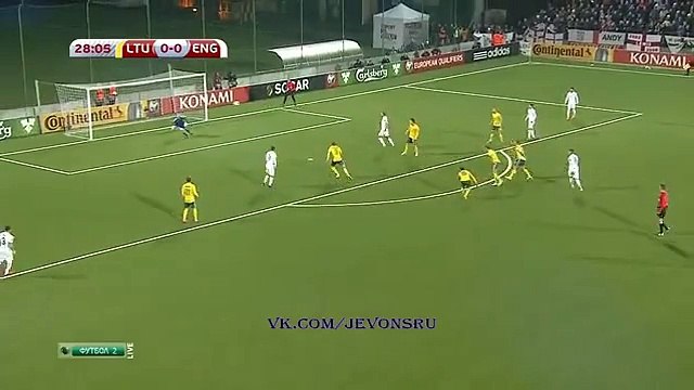 Ross Barkley GOAL | Lithuania 0 - 1 England