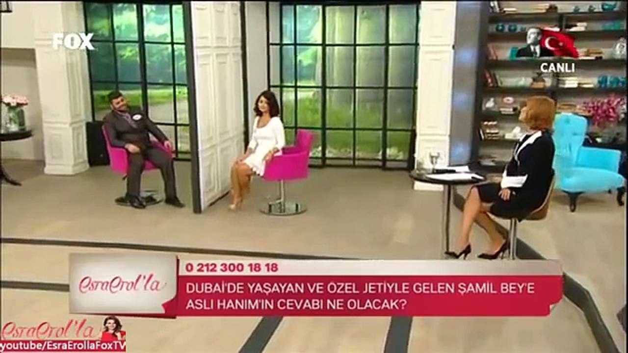 Esra Erol a Dubai den özel jetiyle gelen damat adayını redetti.