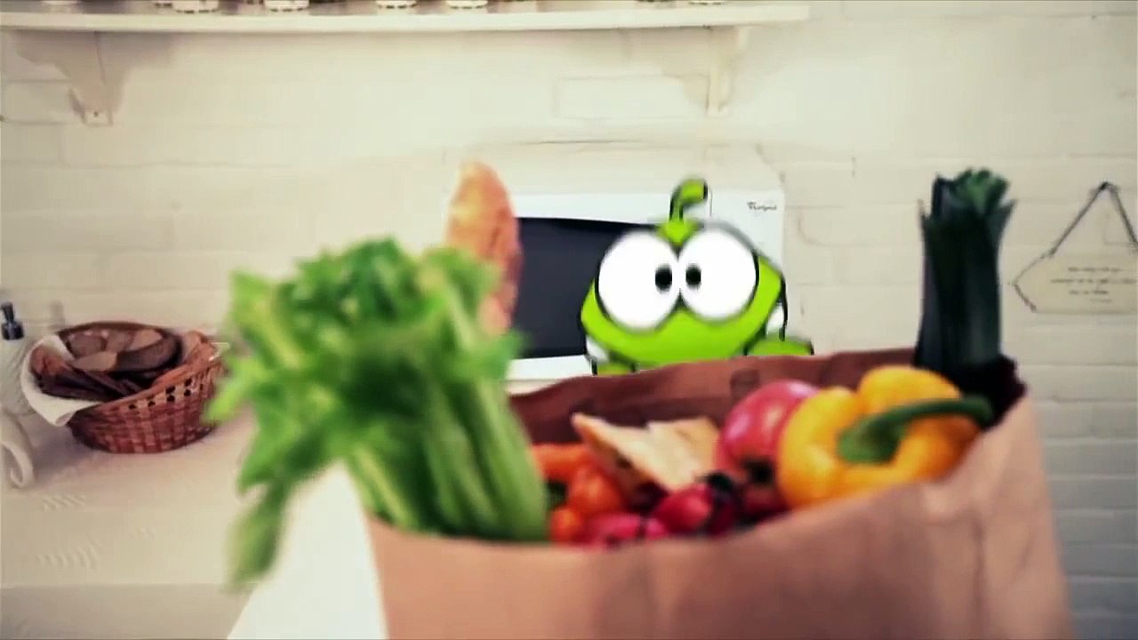 Om Nom Cartoons KITCHEN CAT! (full episode 2) Real Life Om Nom Cut the Rope Game Videos fo