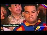 La consigna que gritaban los oficialistas mientras hablaba Maduro en el sepelio de Robert Serra
