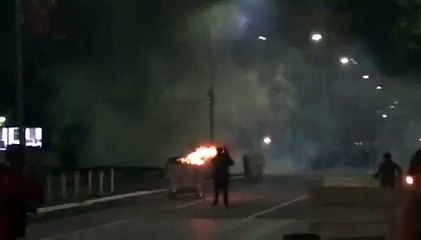 Perleshje mes Policise e VV ne Prishtin 12-10-2015