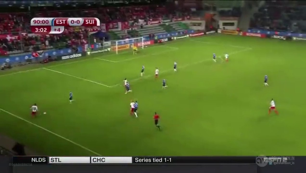 Estonia 0-1 Switzerland (Group E)
