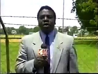 News Reporter swallows bug then loses it. Funny!