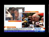 Líderes opositores venezolanos acompañan a Leopoldo López a primera audiencia del juicio en Caracas