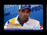 Capriles dice que destitución del ministro de Planificación confirma altos niveles de corrupción